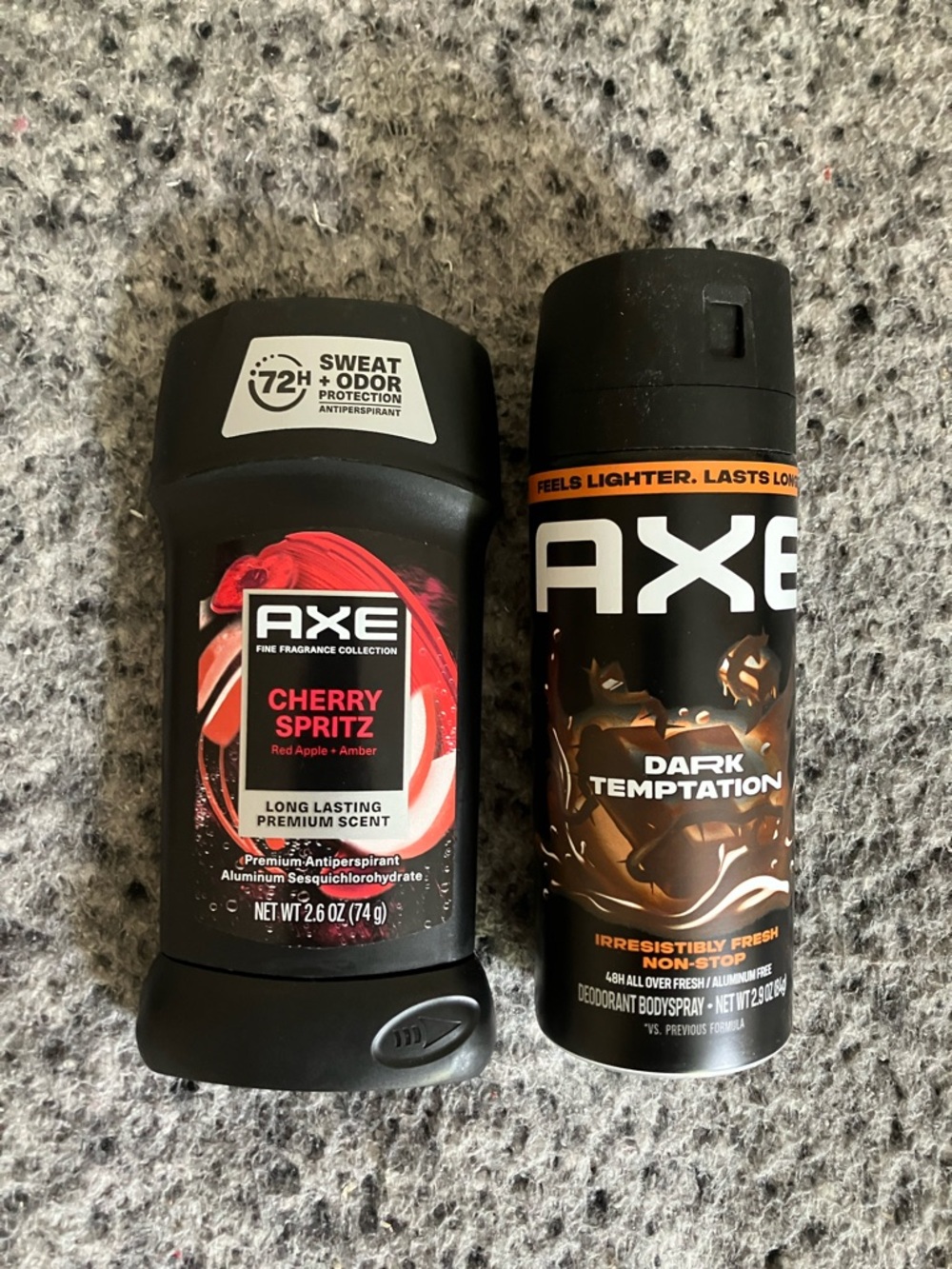 Axe mens deodorant stick & body spray bundle